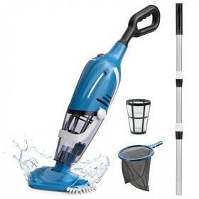 Enhulk PC40 cordless pool vacuum cleaning the pool floor with strong suction