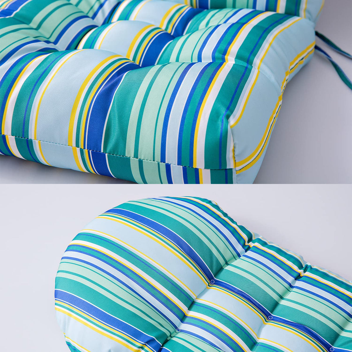 Enipate two cushions set designed to fit Adirondack chairs