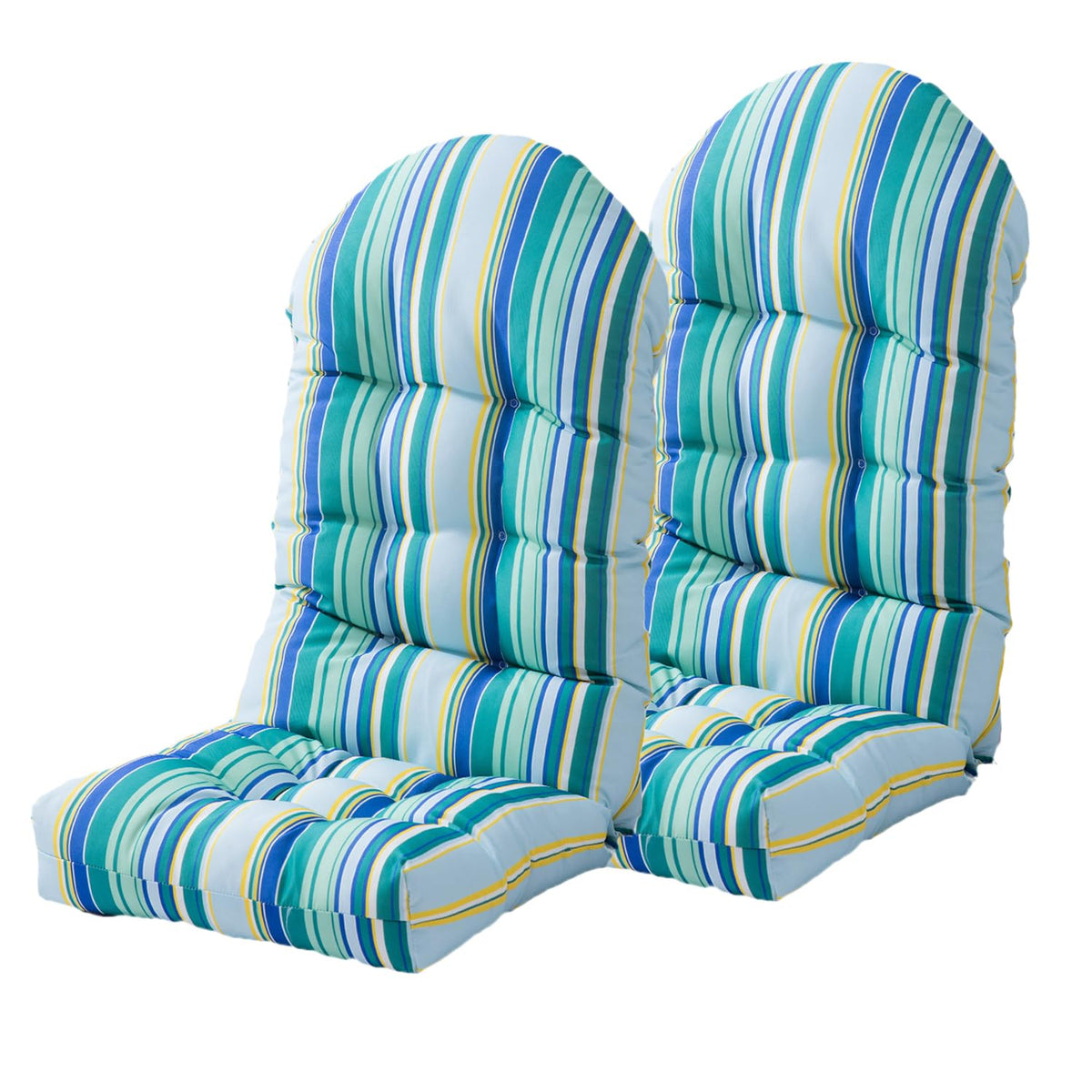 Enipate Adirondack seat cushion 2-pack for outdoor comfort