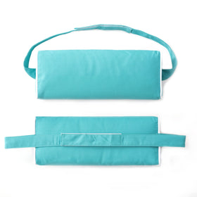 Enipate outdoor chaise head pillow pair offers durable, water-resistant support for poolside lounging.