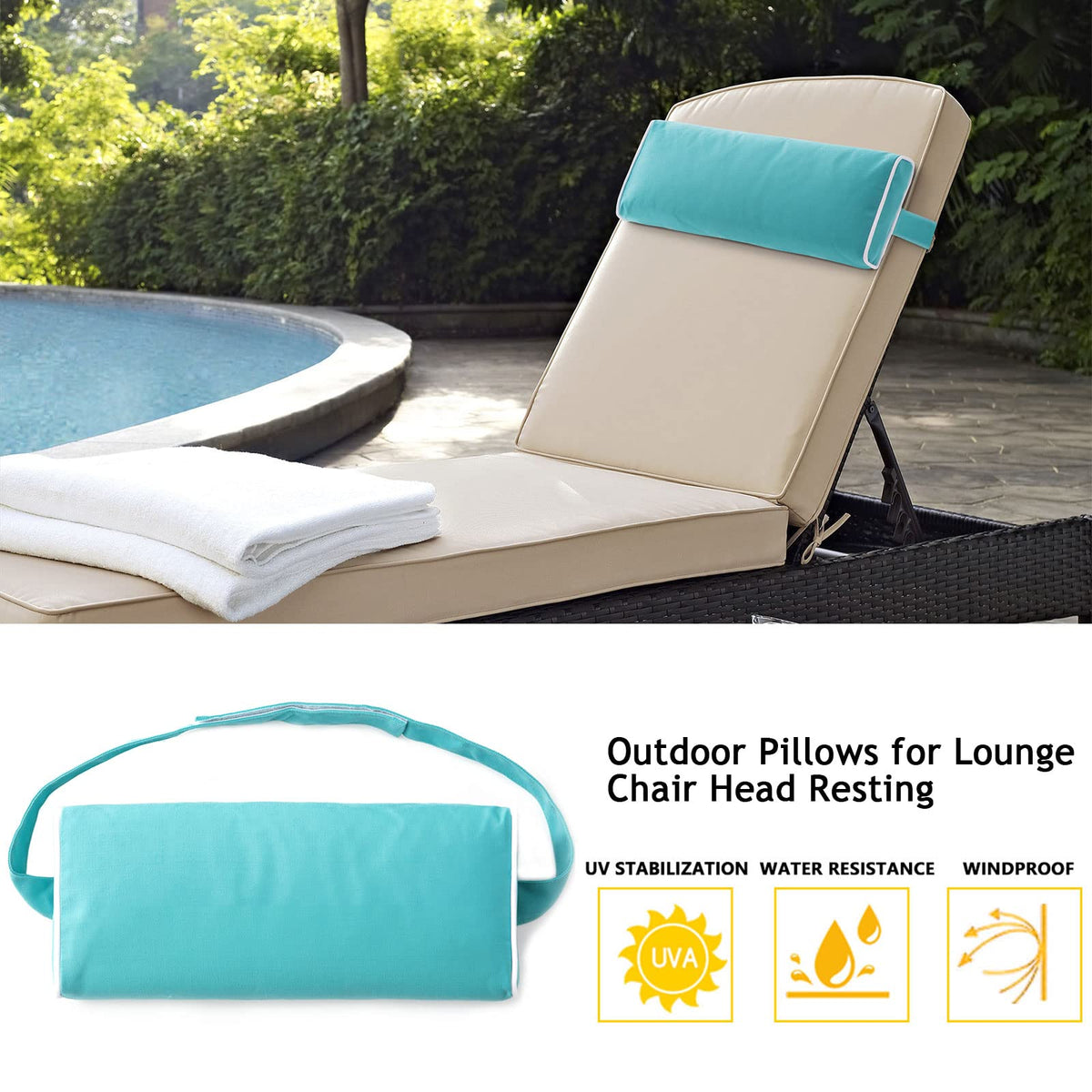 Enipate water-resistant oxford cloth fabric cushions resist splashes while staying soft.
