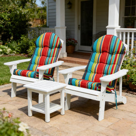 Enipate Weather Adirondack back cushion with high back support