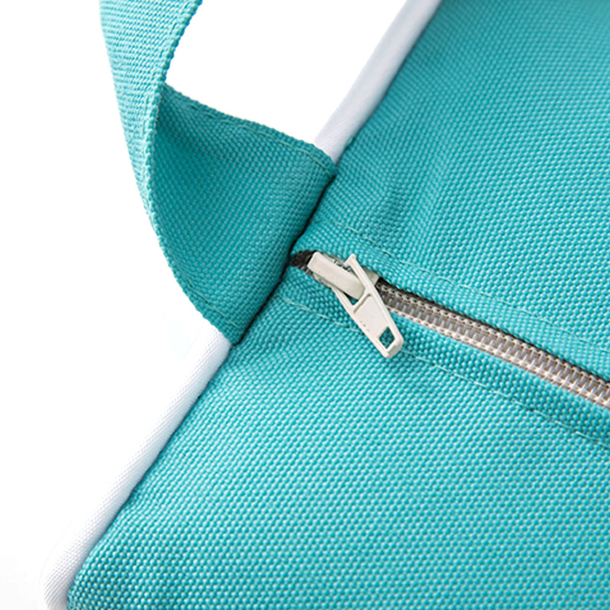 Enipate head pillow has white piping edge for a clean, decorative finish.