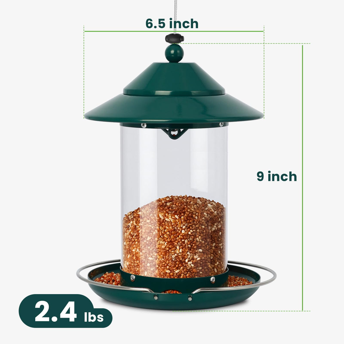 EnjoyCool outdoor hanging feeder is a thoughtful gift for nature lovers.