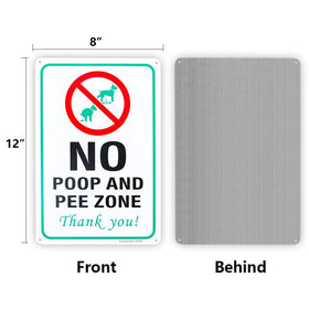Enjoyist aluminum dog yard sign with reflective surface improves nighttime visibility.