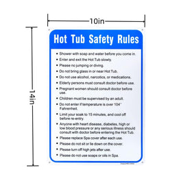 Enjoyist rust-free aluminum sign designed for durable outdoor use.