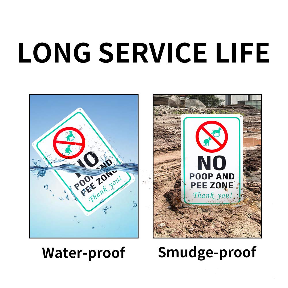 Enjoyist yard sign features six pre-drilled holes for quick installation.