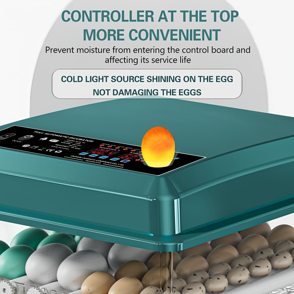 Enjoy Plush adjustable egg spacing supports multiple egg sizes.