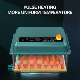 Enjoy Plush auto flip egg function ensures even turning.