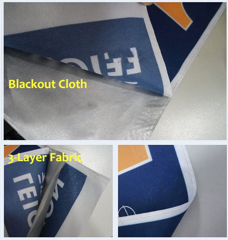ENMOON 150D polyester fabric durability ensures long-lasting flag performance.