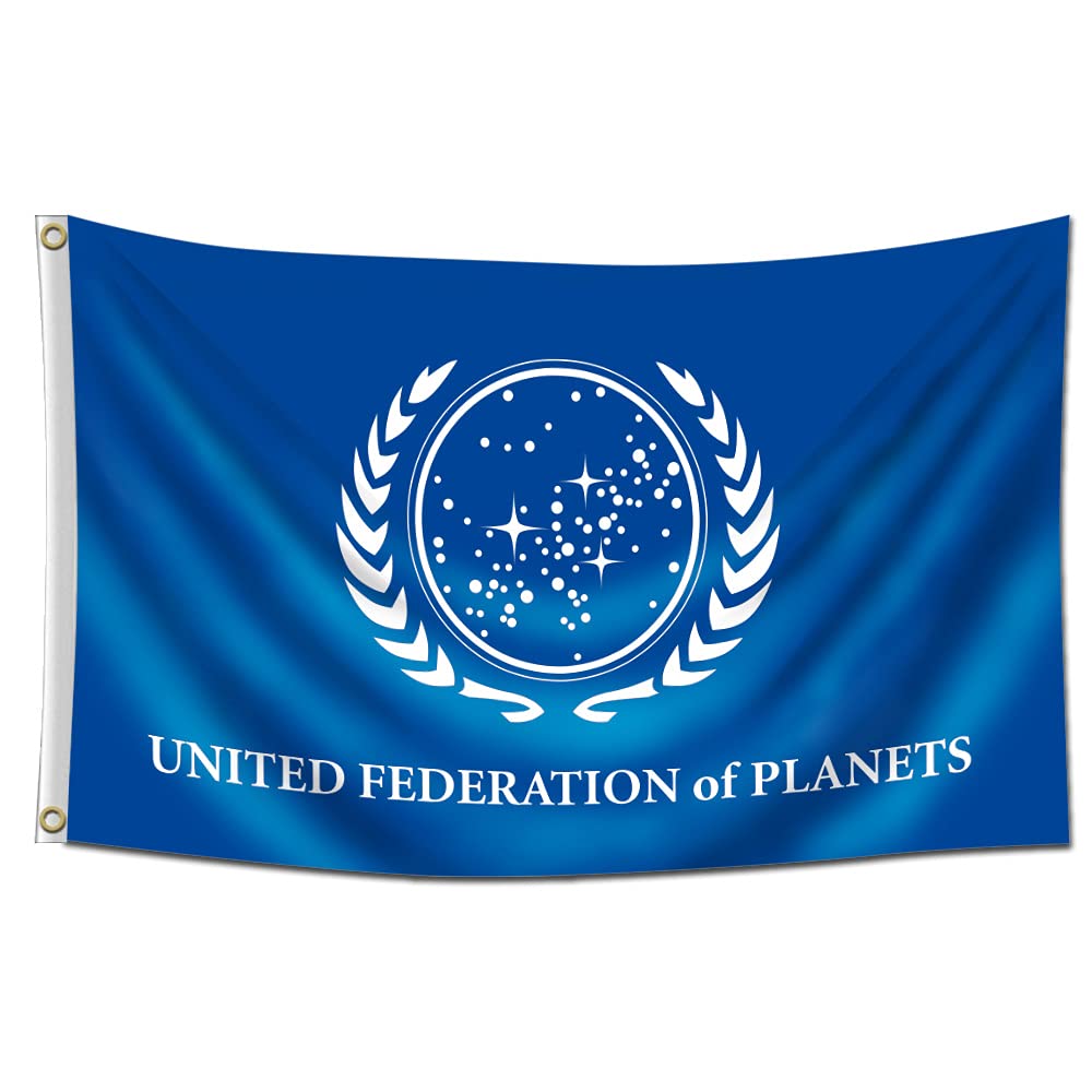 ENMOON United Federation Flag 3x5 ft double-sided for bold wall display.