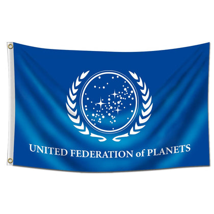 ENMOON United Federation Flag 3x5 ft double-sided for bold wall display.