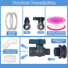 Enoch's Land lead-free materials ensure safe, odorless operation in water systems.