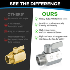 Enoch's Land valve gasket and tape ensure a tight, leak-free seal during installation.