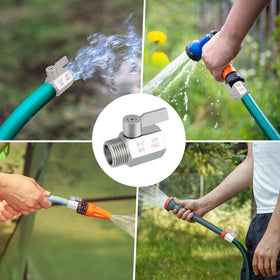 Enoch's Land 34-ght threading fits standard hoses for versatile use.