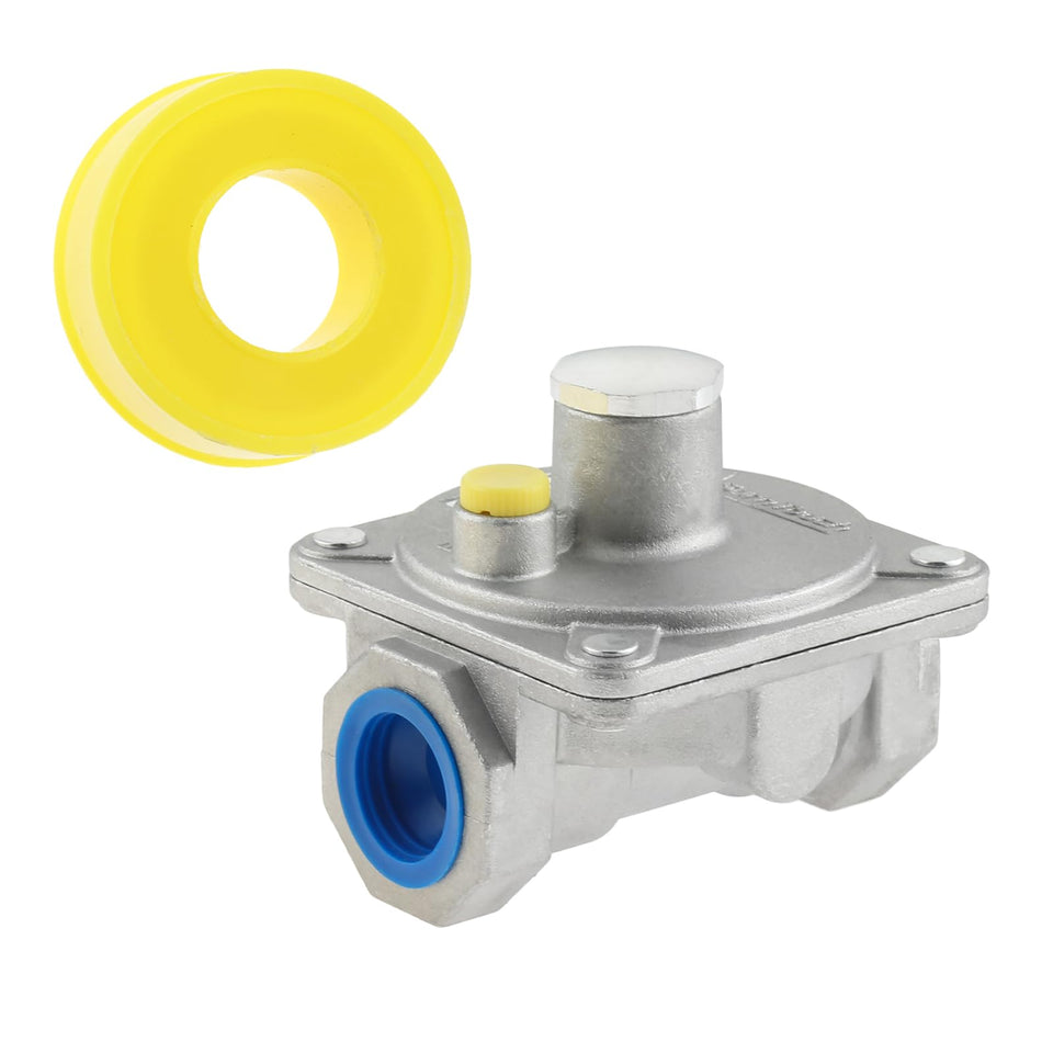 Enovorld 3/4-inch gas regulator front view for reliable gas control.