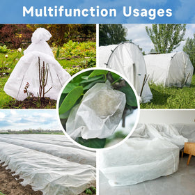 Enrichovo reusable frost blanket material reduces waste and supports seasonal growing.