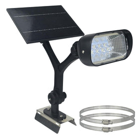 enrybia battery-powered design charges by day for evening flag glow