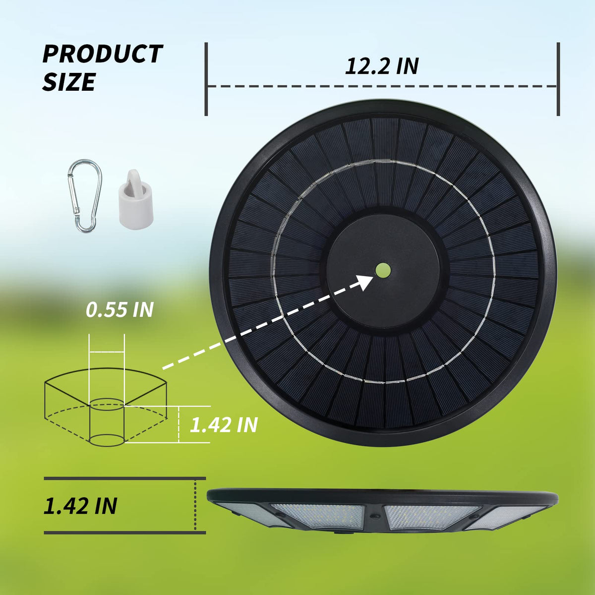 enrybia auto dusk-to-dawn sensor ensures lights engage when dark