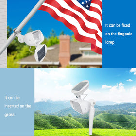Enrybia flag pole light IP65 waterproof for harsh weather.