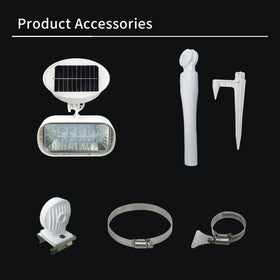 Enrybia flag pole light can run up to 12 hours on a full charge.