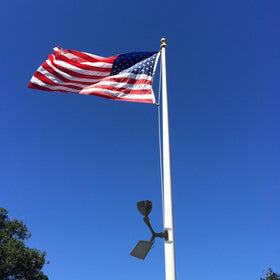 enrybia Y-bracket flag light simplifies mounting on existing poles