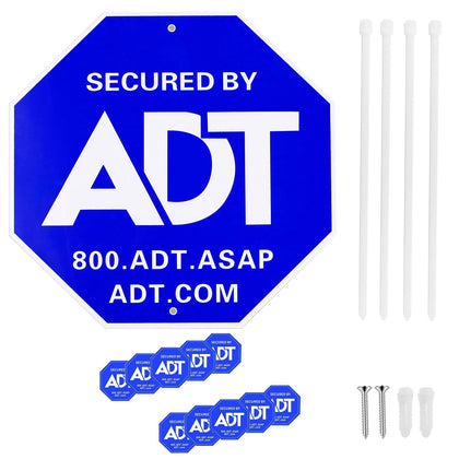 Entinale ADT sign outdoors; weatherproof durability for year-round visibility.