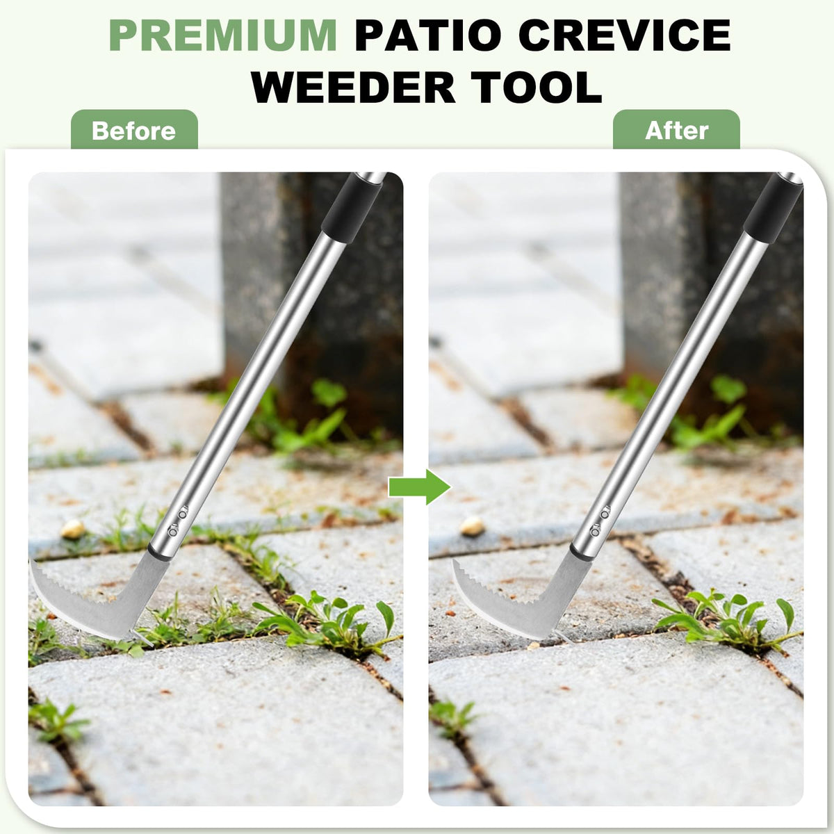Envanptaz ergonomic soft-grip handle minimizes bending strain during use.