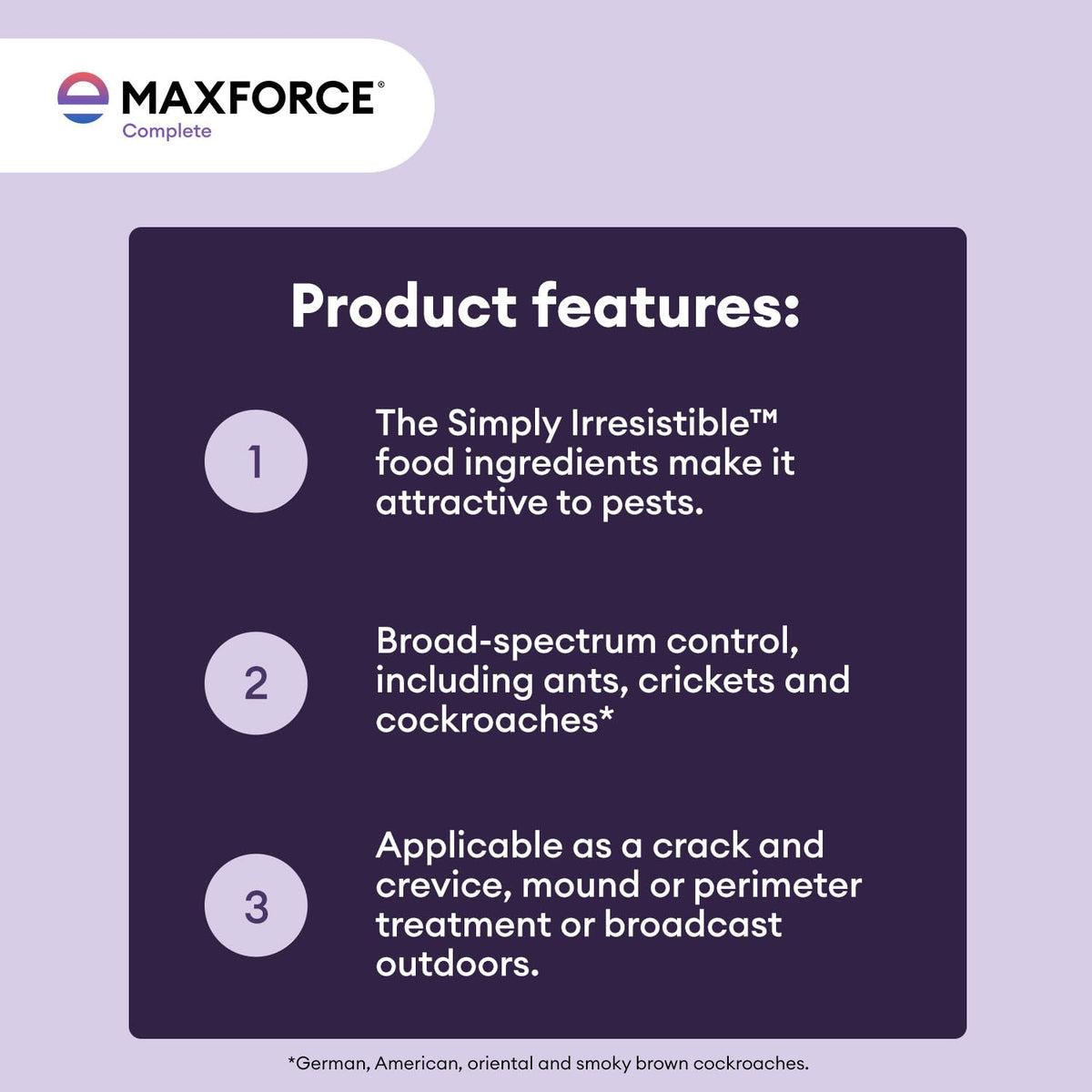 Envu Maxforce nest distribution through colonies for gradual control