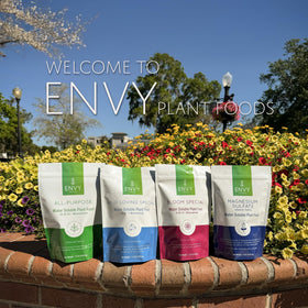 Sealable ENVY pouch keeps calcium nitrate fresh for storage.