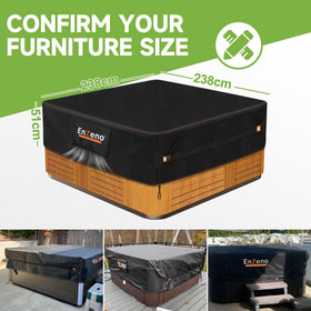 Enzeno 420D Oxford fabric with UV coating for durable, weather-resistant protection.