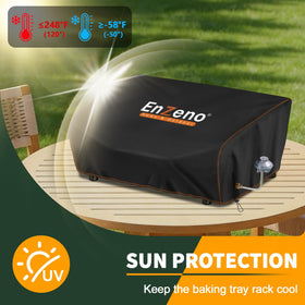 Enzeno griddle cover fit 22 inch demonstrates compatibility with Blackstone 22 inch table top