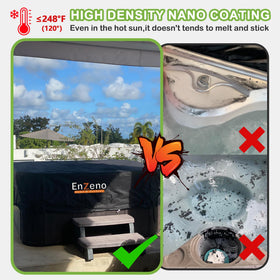 Enzeno nano coating and sealed seams boost water resistance for lasting protection.
