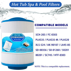 EOBHGNO 5CH-203 compatibility with Unicel and Filbur for versatile replacements.