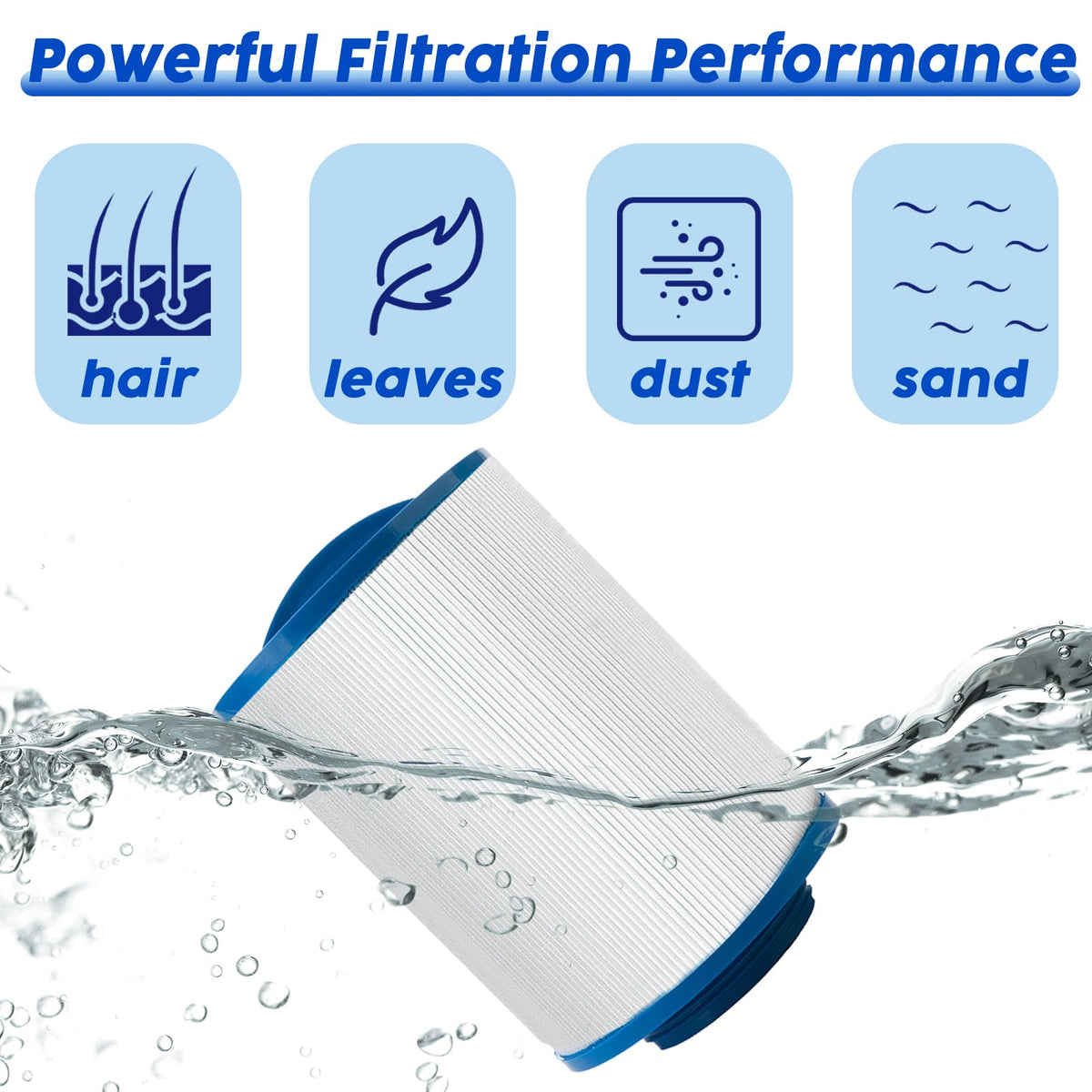 EOBHGNO trilobal fabric close-up highlights higher particle capture and efficiency.