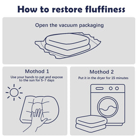 Quick-drying tips to help restore cushion shape