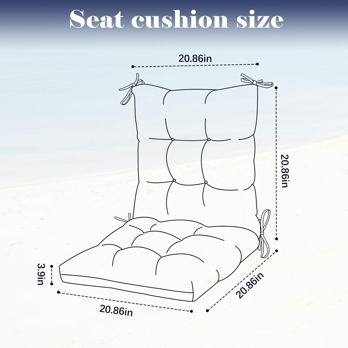 Eoieov vacuum-packaged cushion expands quickly to full shape