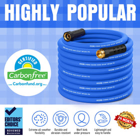 EOOIO leakproof copper ends prevent leaks during garden tasks.
