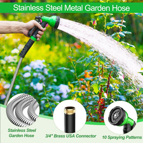 EONFAY hose with USA-standard brass connectors for secure, leak-free setup.