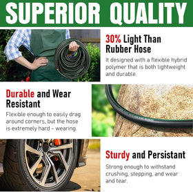 EOOIO 200psi working pressure supports residential watering needs.