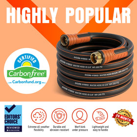 EOOIO garden hose extended length for wide-area watering.