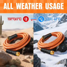 EOOIO garden hose metal fittings detail prevent leaks and corrosion