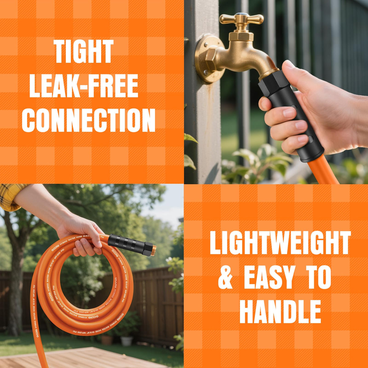 EOOIO garden hose suitable for residential-use at home or yard