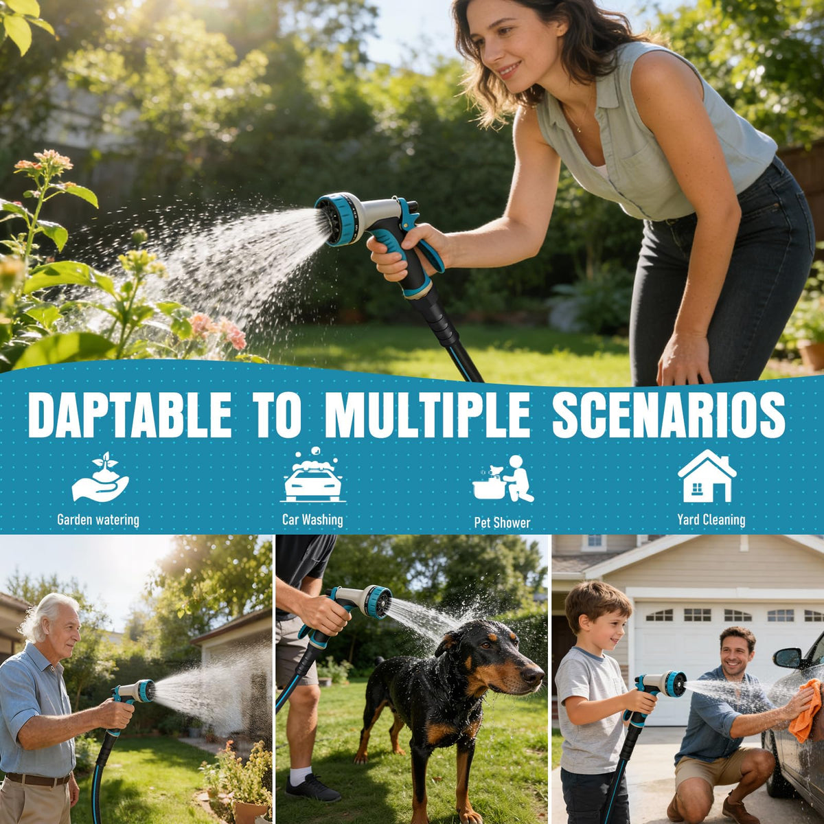 EOOIO memory feature helps hose lay flat after use