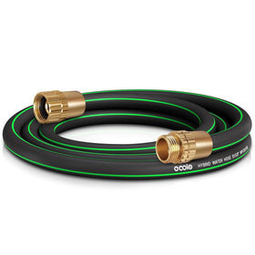 EOOIO heavy-duty garden hose 6ft for reliable yard watering.
