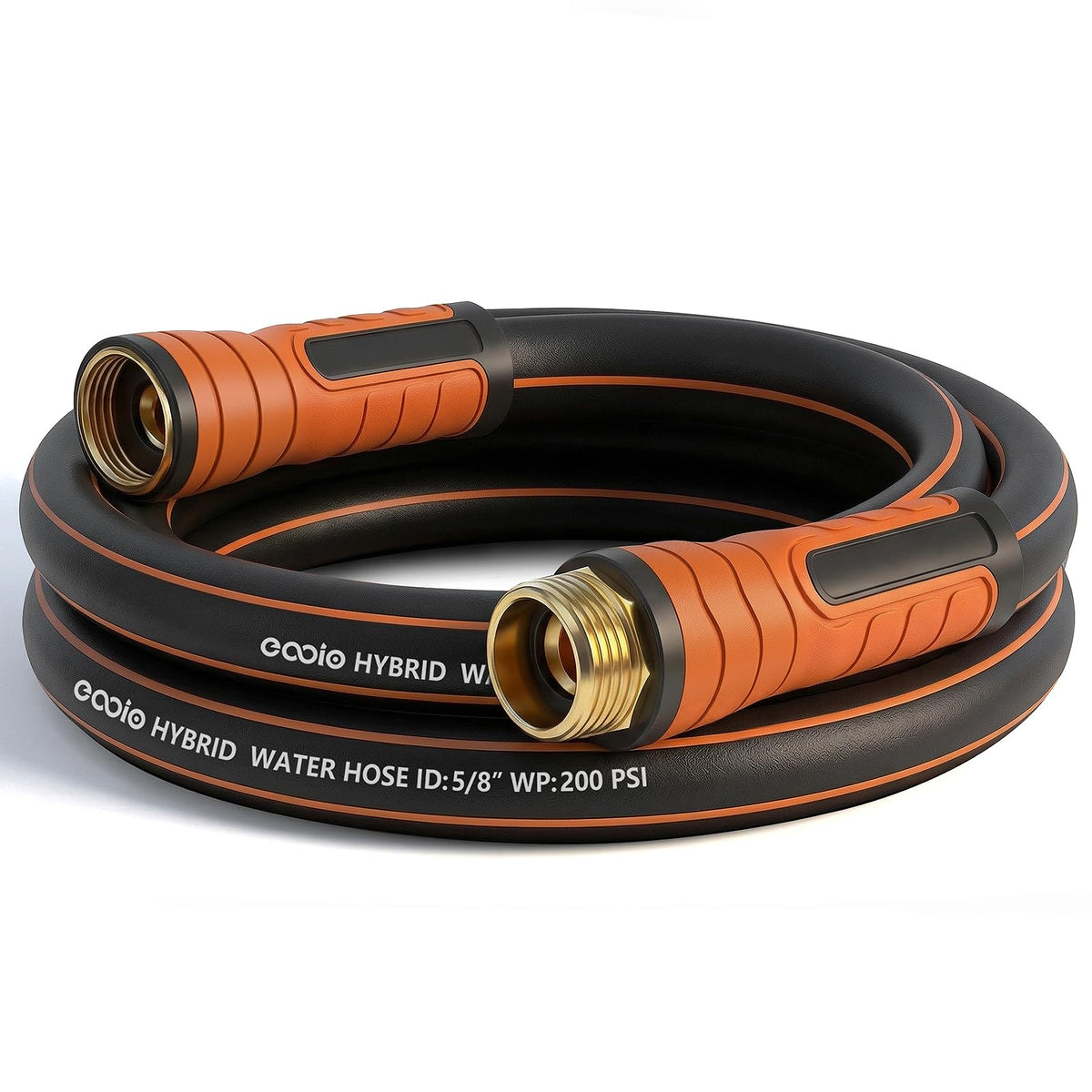 EOOIO short garden hose 10ft kink-resistant in use watering the garden