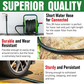 EOOIO 5/8-inch inner diameter hose designed for standard connectors and flow