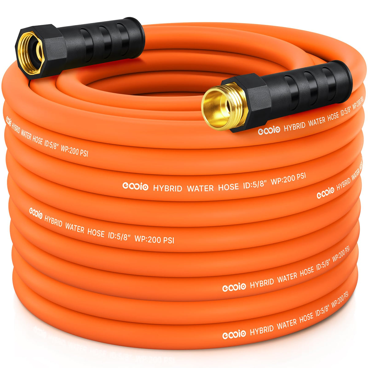 EOOIO garden hose 75 ft in action for lawn irrigation