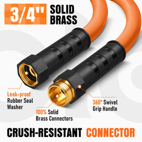 EOOIO all-weather flexibility hose stays pliable in extreme temperatures