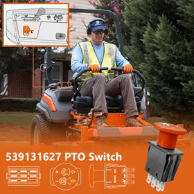 Eopzol PTO switch for Husqvarna GT48; install-ready for quick replacement.